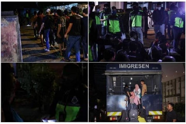 Imigresen Tahan 38 Warga Asing dalam Operasi di Kampung Baru Imigresen Tahan 38 Warga Asing dalam Operasi di Kampung Baru