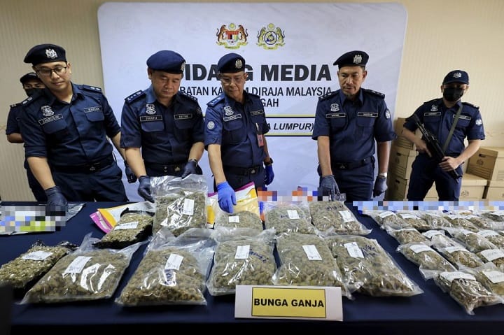 JKDM gagalkan cubaan seludup ganja RM20.57 juta ke Eropah JKDM gagalkan cubaan seludup ganja RM20.57 juta ke Eropah