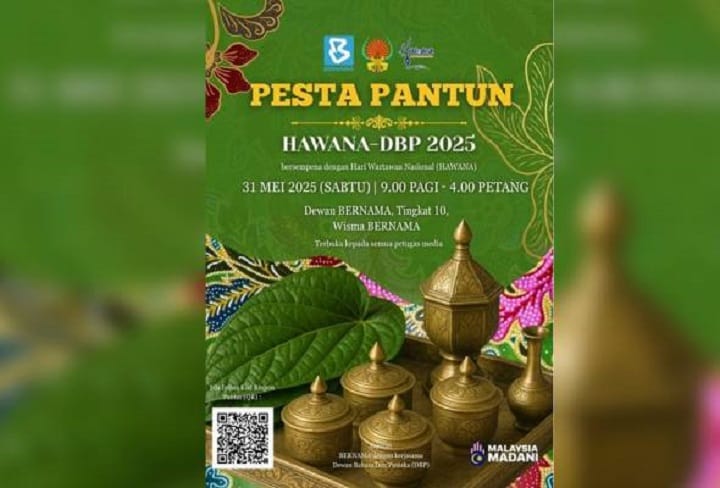 Petugas media dijemput sertai Pesta Pantun sempena HAWANA 2025 Petugas media dijemput sertai Pesta Pantun sempena HAWANA 2025