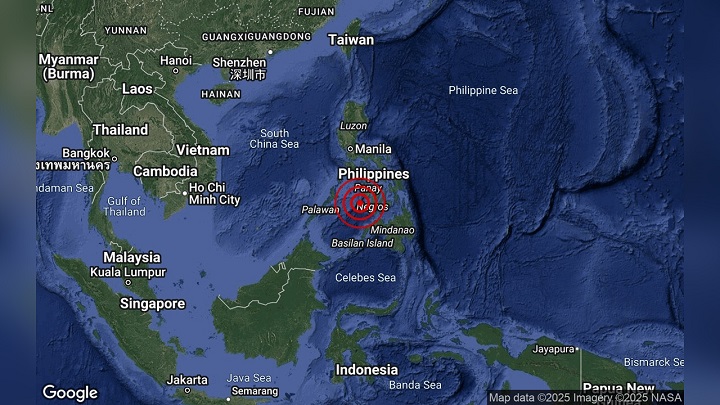 Gempa bumi sederhana landa Filipina Gempa bumi sederhana landa Filipina