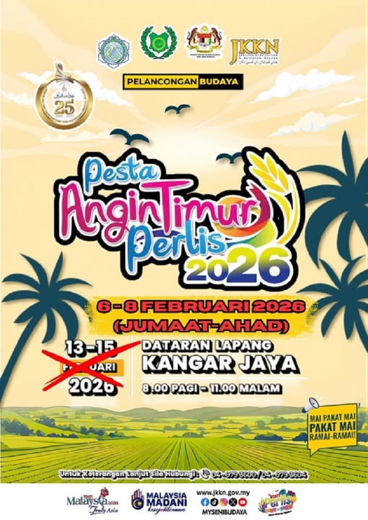 Pesta Angin Timur Perlis 2026 sasar lebih 300,000 pengunjung