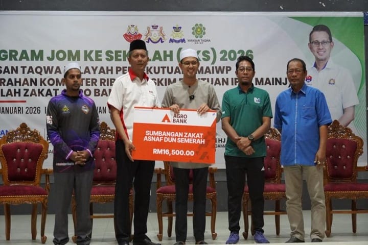 Agrobank agih RM16,500 kepada 100 penerima asnaf di Johor