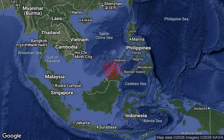 Gempa bumi kuat 6.8 Melanda Sabah