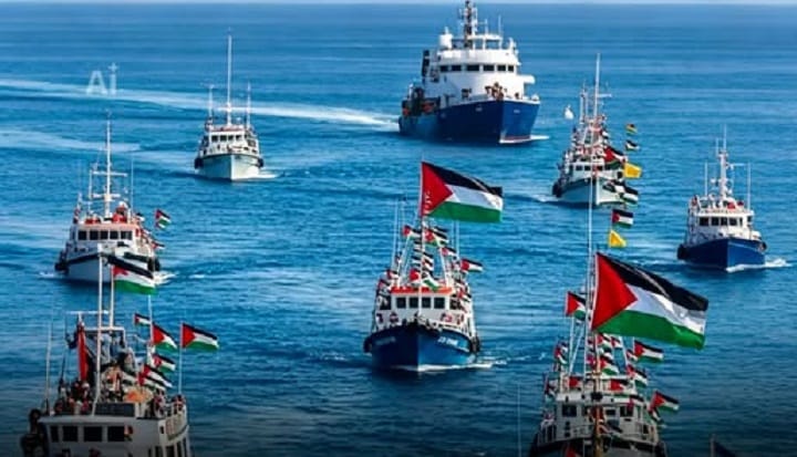 Flotila bantuan kemanusiaan ke Gaza dakwa tentera Israel cuba pintas kapal di perairan Greece