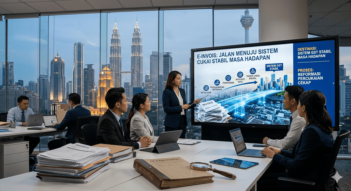E-Invois Bukan GST — Tetapi Ia Mungkin Laluan Paling Penting Ke Arah Sistem GST Yang Lebih Stabil Pada Masa Hadapan