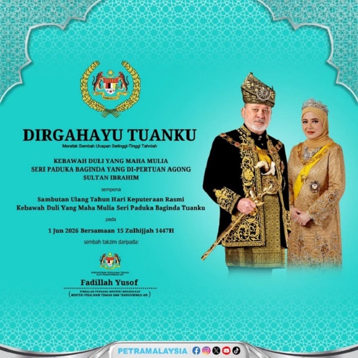 Fadillah zahir ucapan tahniah sempena Ulang Tahun Keputeraan Rasmi Agong Fadillah zahir ucapan tahniah sempena Ulang Tahun Keputeraan Rasmi Agong