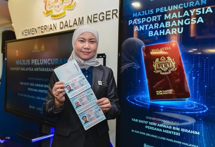 Rakyat Malaysia boleh mohon pasport versi baharu mulai esok