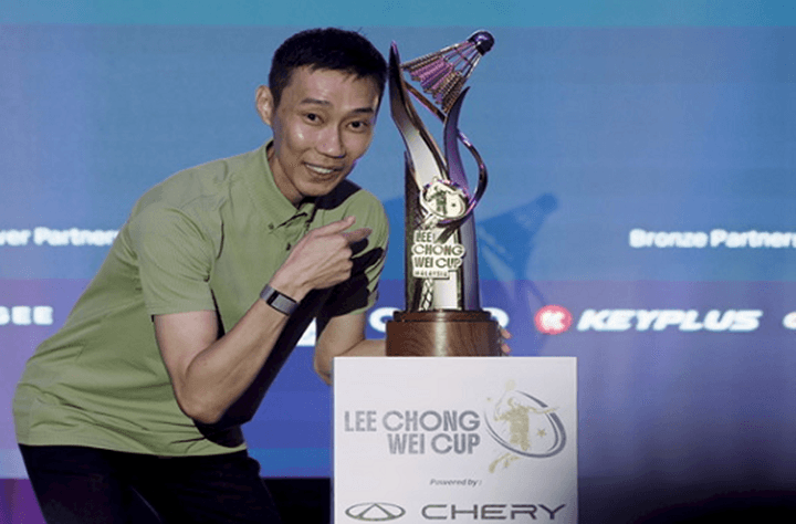 Trofi eksklusif emas 12.5kg menanti juara Piala Lee Chong Wei