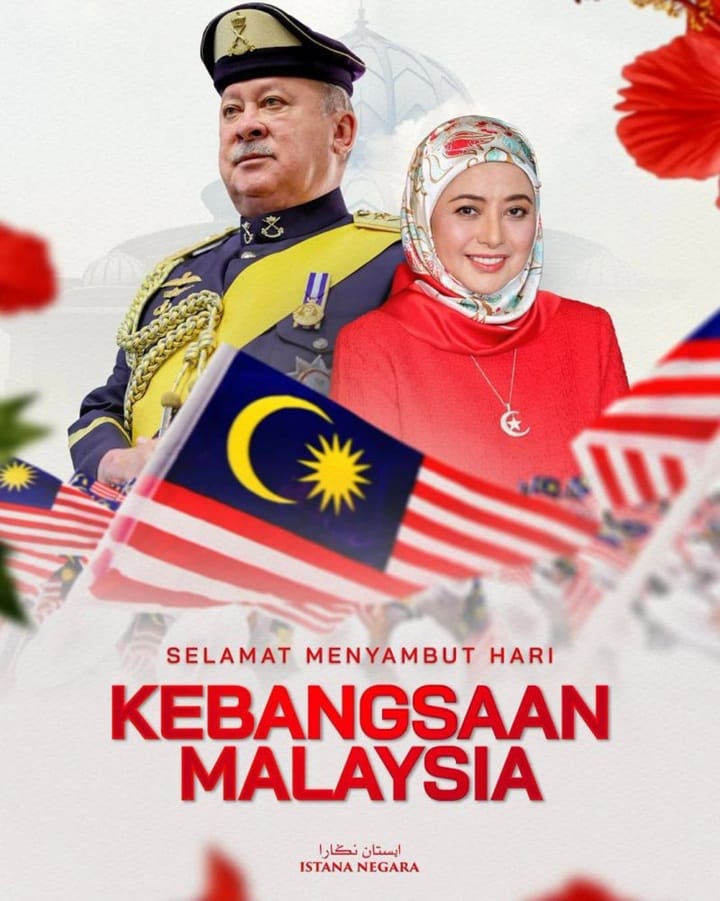 Agong, Raja Permaisuri zahir ucapan Selamat Menyambut Hari Kebangsaan ke-69 Agong, Raja Permaisuri zahir ucapan Selamat Menyambut Hari Kebangsaan ke-69
