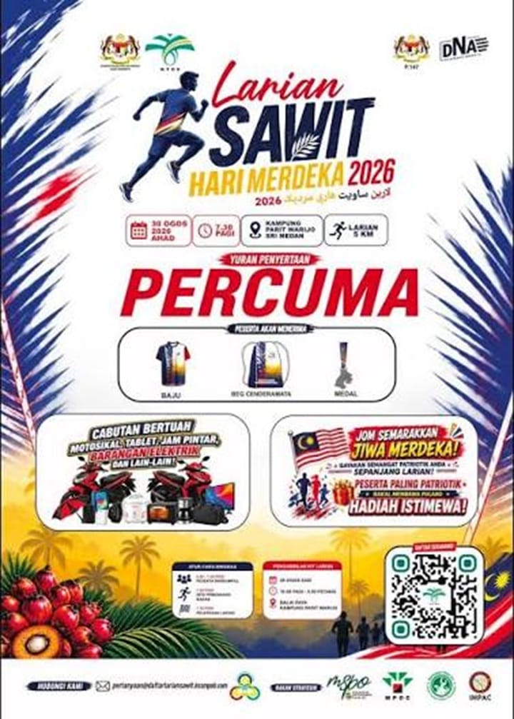 2,650 SERTAI LARIAN SAWIT HARI MERDEKA 2026 DI SRI MEDAN